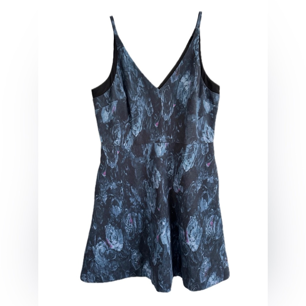 Blue RW&CO Fit and Flare Dress
